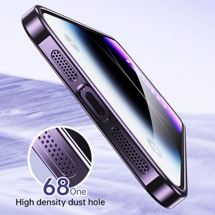 SULADA - SULADA XingZuan iPhone 13 Pro Skal Soft TPU Glitter Lila