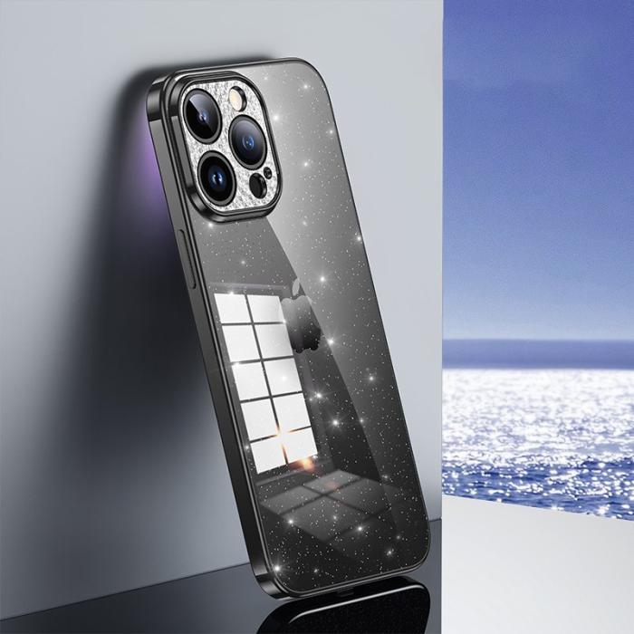 SULADA - SULADA XingZuan iPhone 13 Pro Skal Soft TPU Glitter Svart