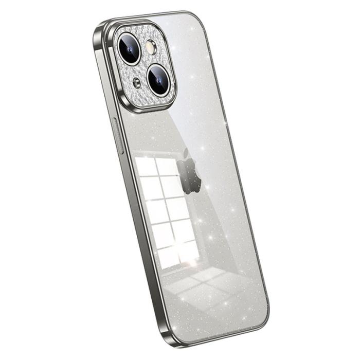 SULADA - SULADA XingZuan iPhone 15 Plus Skal Glitter Rhinestone Vit