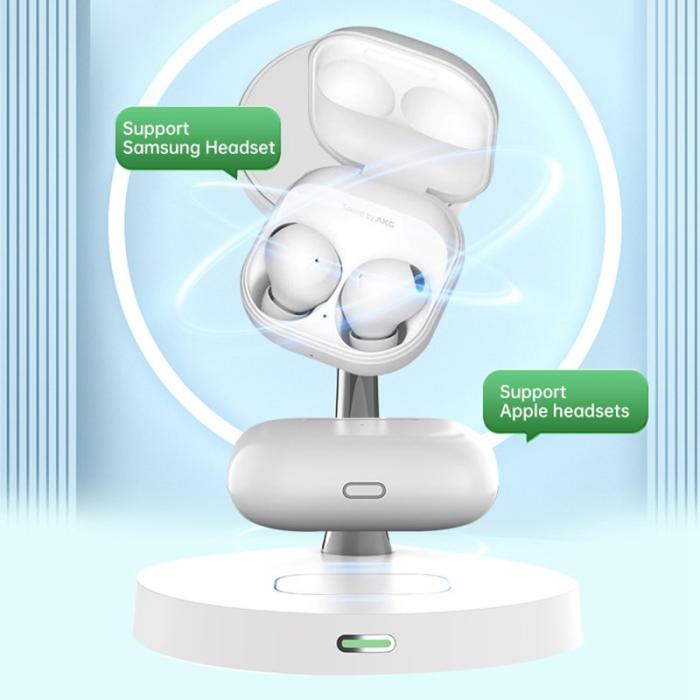 OEM - T269D 15W Magnetisk Trådlös Laddare för Telefon, Klocka, Hörlurar - Vit