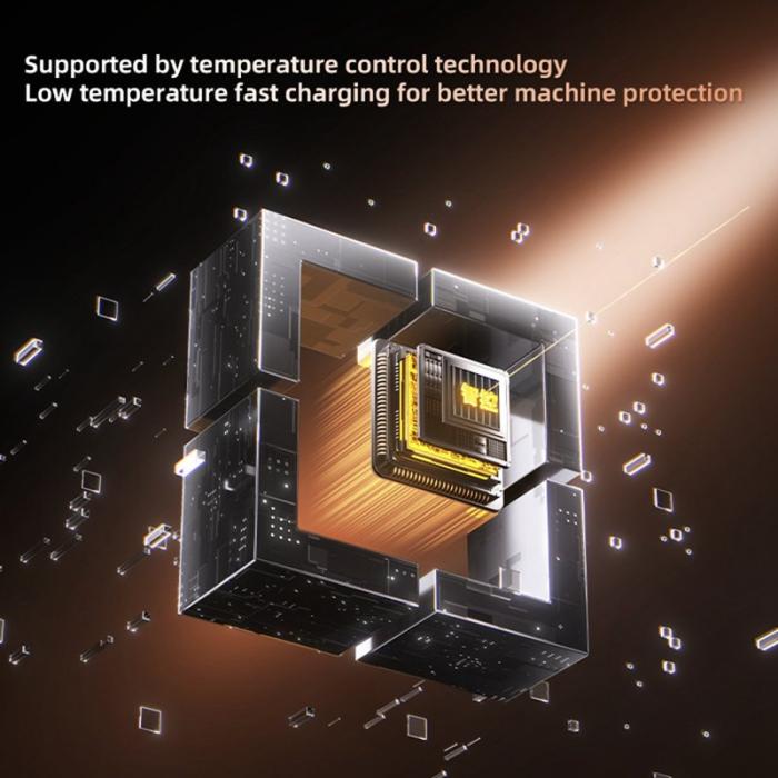OEM - T60 Trådlös laddningsstation för telefon, klocka och öronsnäckor, svart