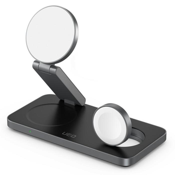 OEM - T8 3-i-1 Trådlös Laddningsstation för iPhone 15-12 / Apple Watch / Airpods