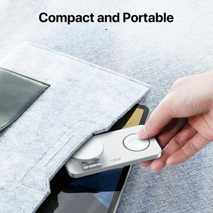 OEM - T8 3-i-1 Trådlös Laddningsstation för iPhone 15-12 / Apple Watch / Airpods