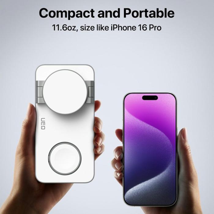 OEM - T8 3-i-1 Trådlös Laddningsstation för iPhone 15-12 / Apple Watch / Airpods