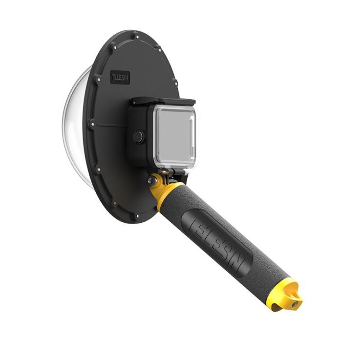 TELESIN - TELESIN AT1104 Dome Port Fodral för GoPro Hero 9 Svart