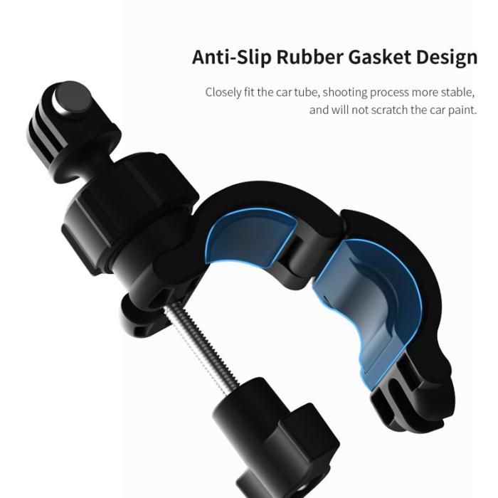 TELESIN - TELESIN DJ-HBM-001 360° Rotationsfäste för GoPro Svart