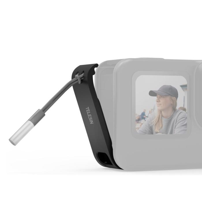 TELESIN - TELESIN GP-CLC-901 Batterilock till GoPro Hero 9/10/11 - Svart