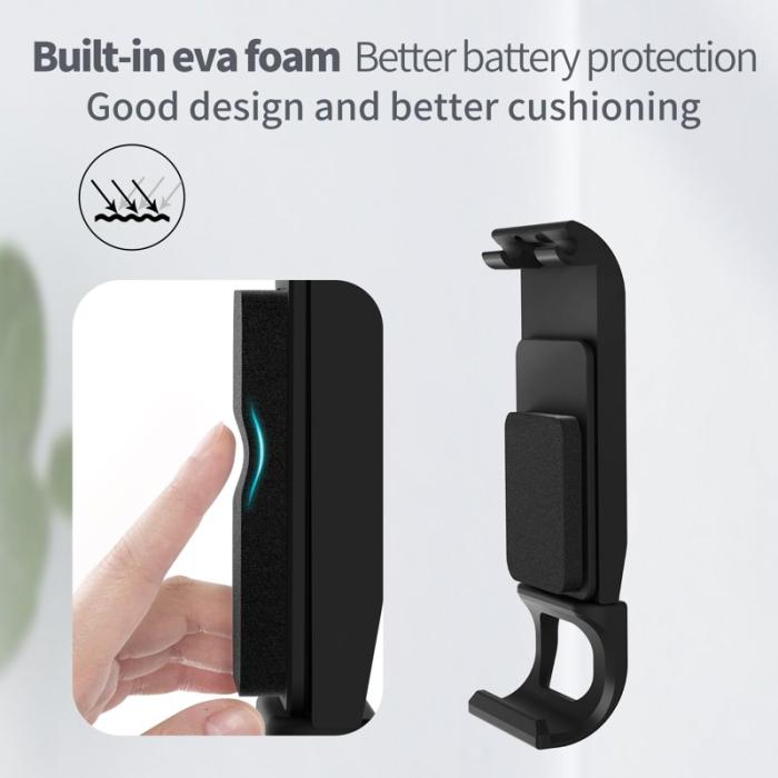 TELESIN - TELESIN GP-CLC-902 Metallram Batterifodral GoPro Hero 9 Svart