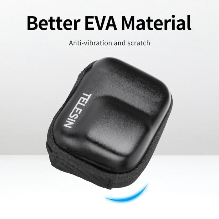 TELESIN - TELESIN GP-CPB-901 Förvaringsväska GoPro Hero 9/10/11 EVA+PU Svart