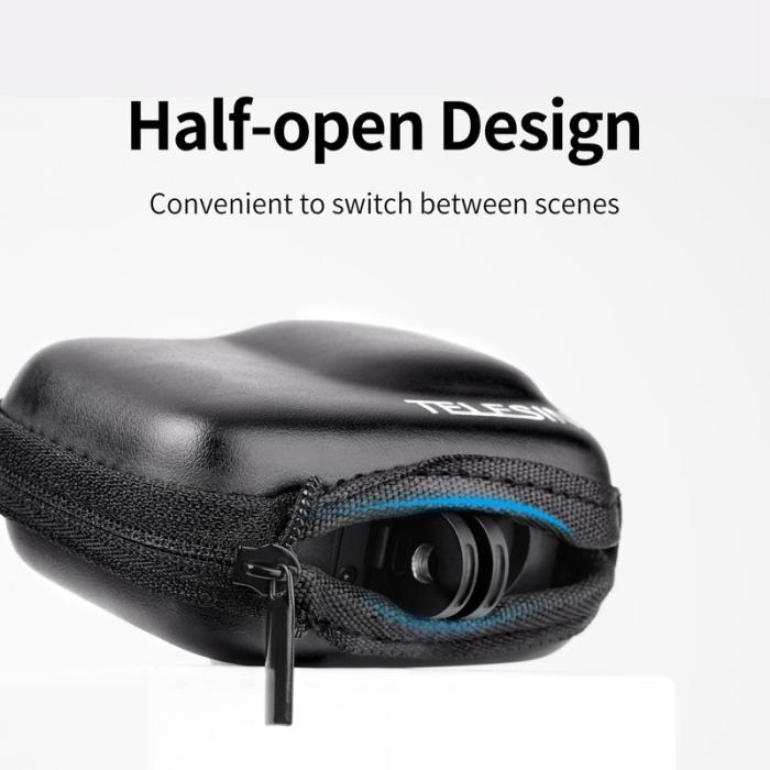 TELESIN - TELESIN GP-CPB-901 Förvaringsväska GoPro Hero 9/10/11 EVA+PU Svart