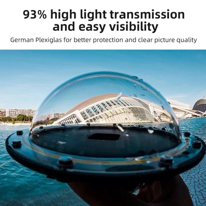 TELESIN - TELESIN GP-DMP-T09 Dykfilter för GoPro Hero 9/10/11 - Vattentät