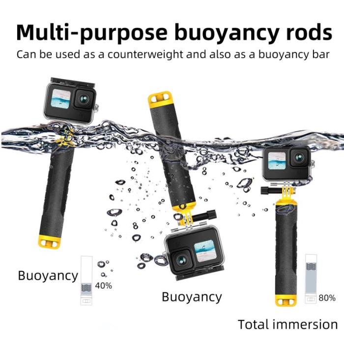 TELESIN - TELESIN GP-DMP-T09 Dykfilter för GoPro Hero 9/10/11 - Vattentät