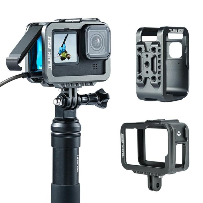 TELESIN - TELESIN GP-FMS-901 Skyddande Ram Metallfodral GoPro Hero 9/10/11