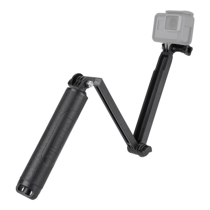 TELESIN - TELESIN GP-MFW-300 GoPro Fodral Vattentät 3-vägs Grip Arm Svart