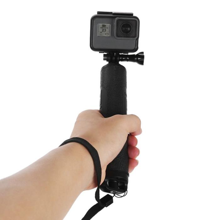 TELESIN - TELESIN GP-MFW-300 GoPro Fodral Vattentät 3-vägs Grip Arm Svart