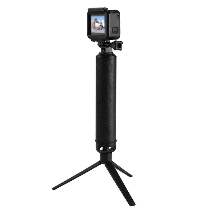 TELESIN - TELESIN GP-MFW-300 GoPro Fodral Vattentät 3-vägs Grip Arm Svart
