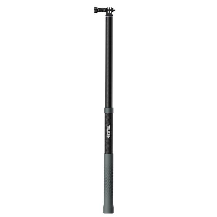 TELESIN - TELESIN GP-MNP-002 1.2m Selfie Stick i Kolfiber Svart