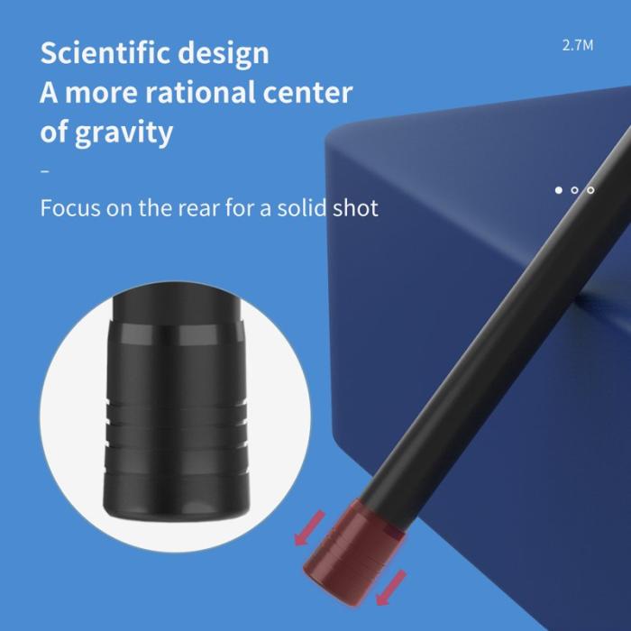 TELESIN - TELESIN GP-MNP-270-2 2.7m Justerbar Monopod Kolfiber Svart