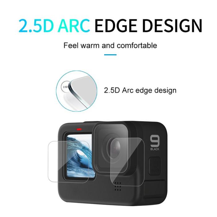 TELESIN - TELESIN LCD Display Tempered Glass Film för GoPro Hero 9/10/11