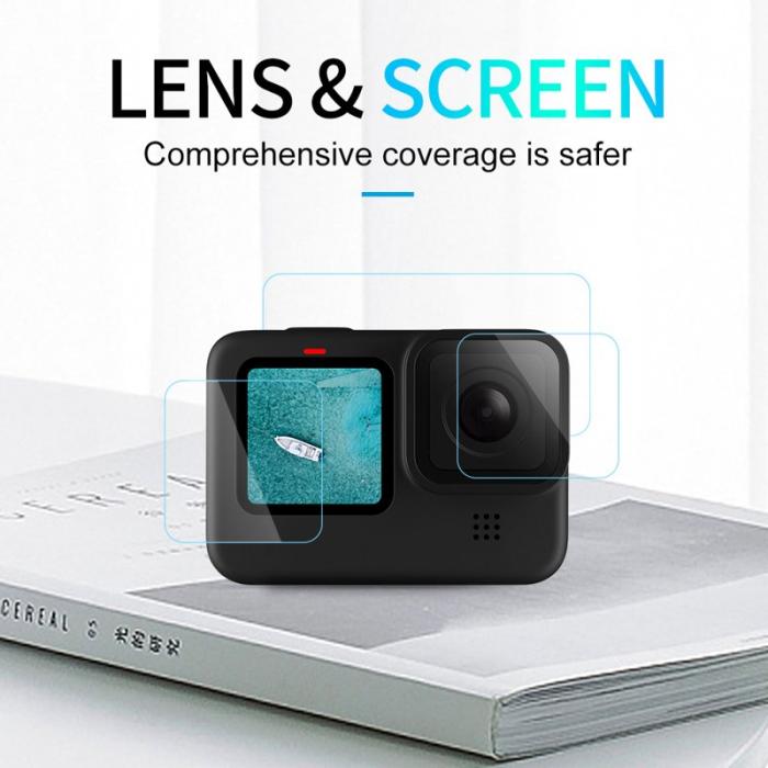 TELESIN - TELESIN LCD Display Tempered Glass Film för GoPro Hero 9/10/11