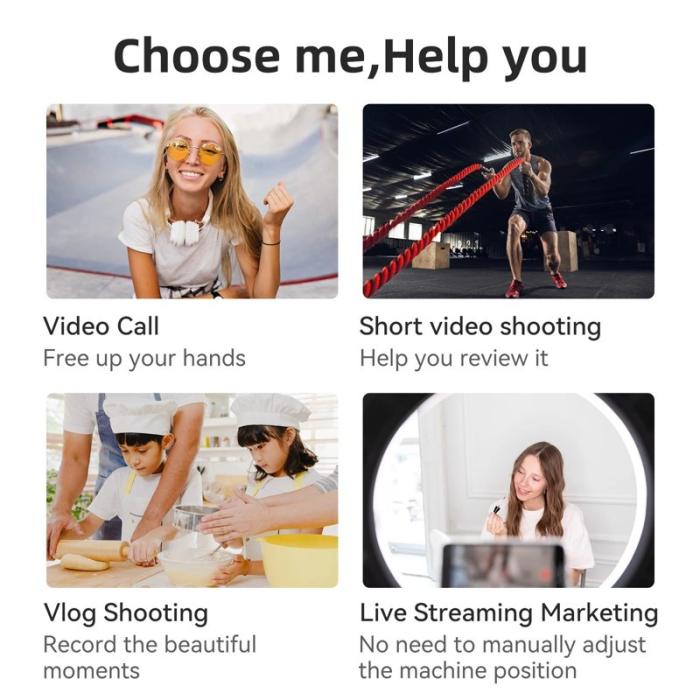 TELESIN - TELESIN Little Demon Smart Tracker Gimbal 360° Grön