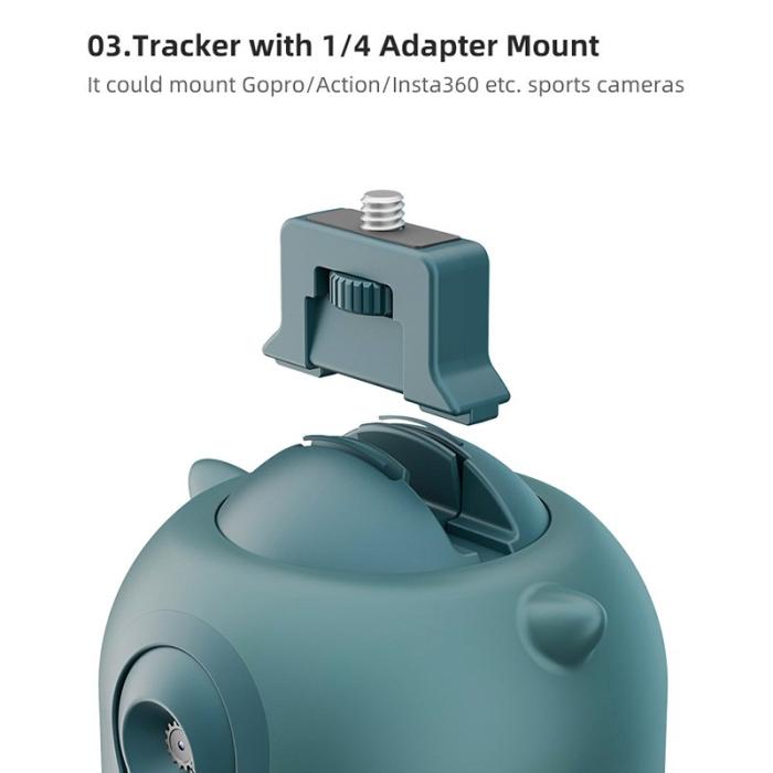 TELESIN - TELESIN Little Demon Smart Tracker Gimbal 360° Grön