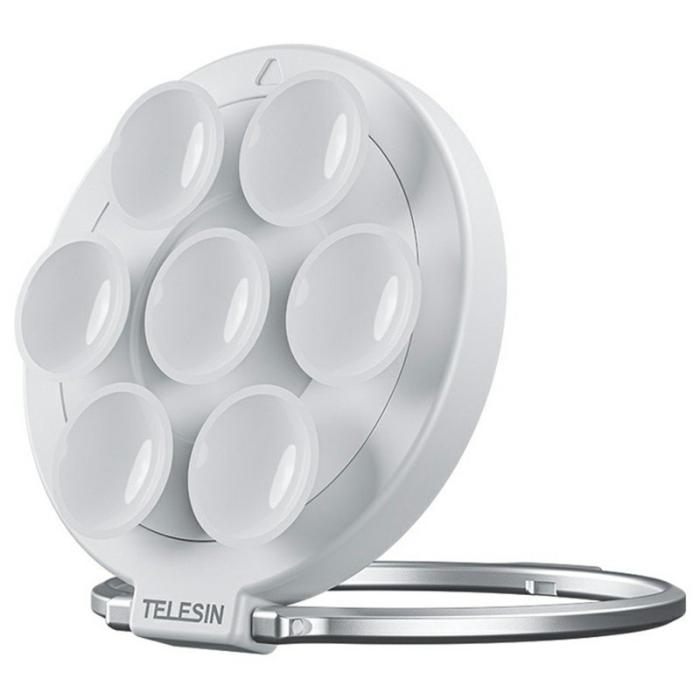 TELESIN - TELESIN P3-SUS-01 Suction Cup Telefonfäste Magnetiskt Glas Svart