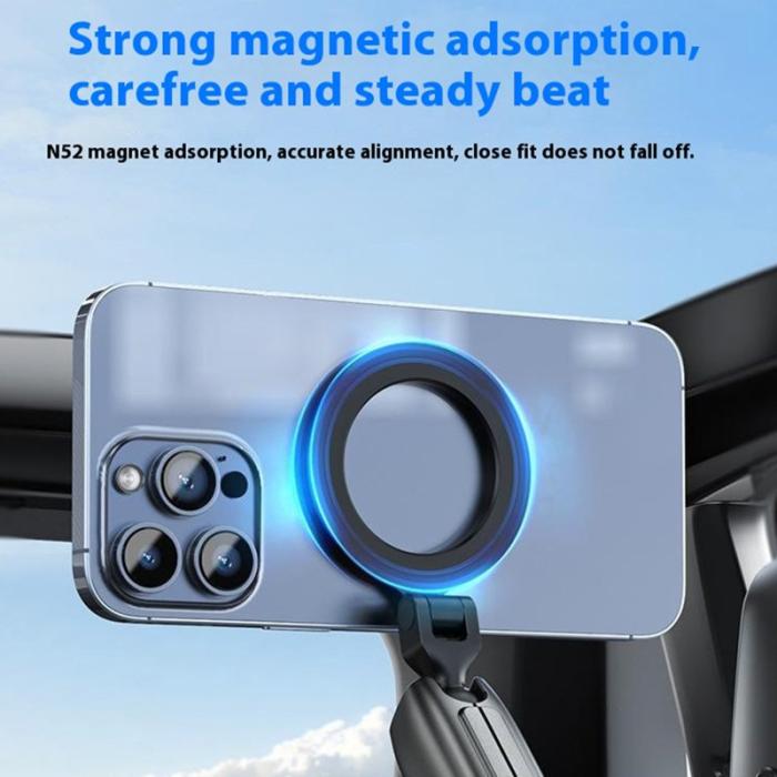 TELESIN - TELESIN P3-SUS-02 Magnetisk Bilhållare i Aluminium, Svart