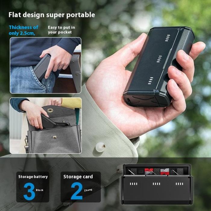 TELESIN - TELESIN S0-BCG-11-TGP Fodral för GoPro Hero 13 Svart