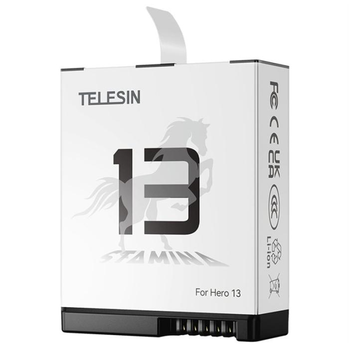 TELESIN - TELESIN S0-BTR-04-TGP GoPro Hero 13 Batteri 1950mAh 7.4Wh Svart