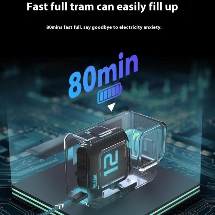 TELESIN - TELESIN S0-ECB-02-TGP Batteri 1720mAh för GoPro Hero 12/11/10/9