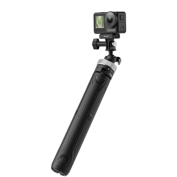 TELESIN - TELESIN S1-TSS-01 Selfie Stick Tripod Monopod Svart