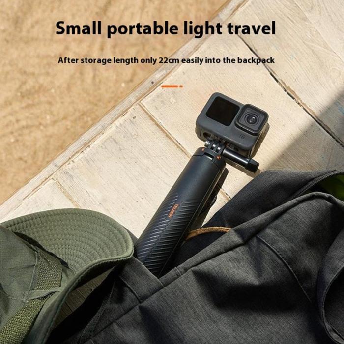 TELESIN - TELESIN S1-TSS-02 Underwater Selfie Stick Tripod 30m Blå