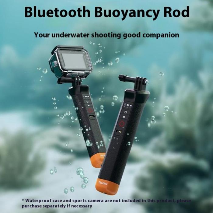 TELESIN - TELESIN S4-FHG-01-TGP GoPro 12/11/10/9/8 Fjärrkontroll Blå