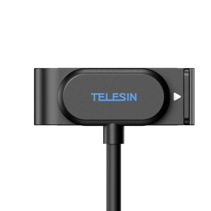 TELESIN - TELESIN S6-CLC-01-TGP Magnetisk Laddkabel till GoPro Hero 13 Svart