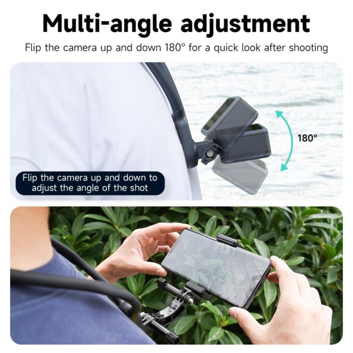 TELESIN - TELESIN TE-HNB-003 Flexibel Hållare för GoPro Hero 11/10/9, Svart