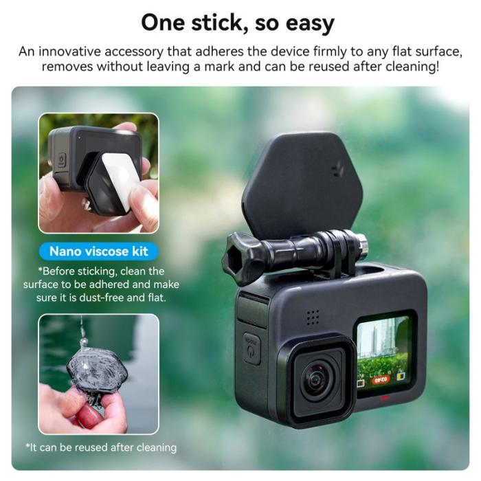 TELESIN - TELESIN TE-MMK-001 Snabbfäste för Actionkamera Magnetiskt Svart