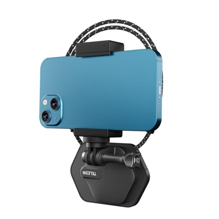 TELESIN - TELESIN TE-MMK-002 Magnetisk Telefonstativ för GoPro, Svart