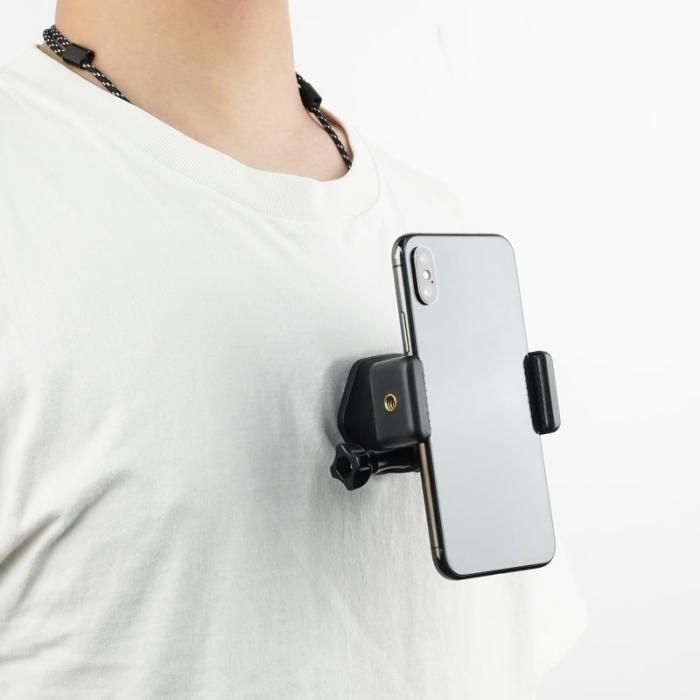 TELESIN - TELESIN TE-MMK-002 Magnetisk Telefonstativ för GoPro, Svart