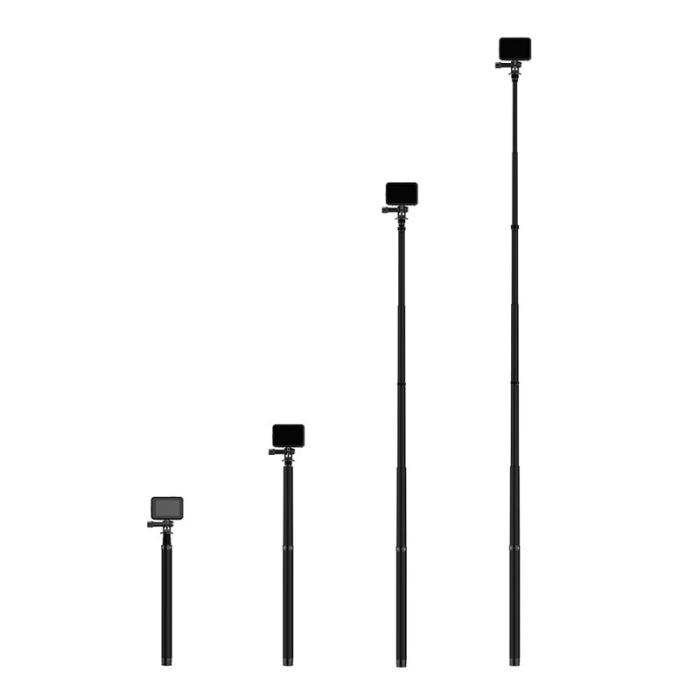 TELESIN - TELESIN TE-MNP-117 Selfie Stick Monopod Kolfiber Svart 1.16m