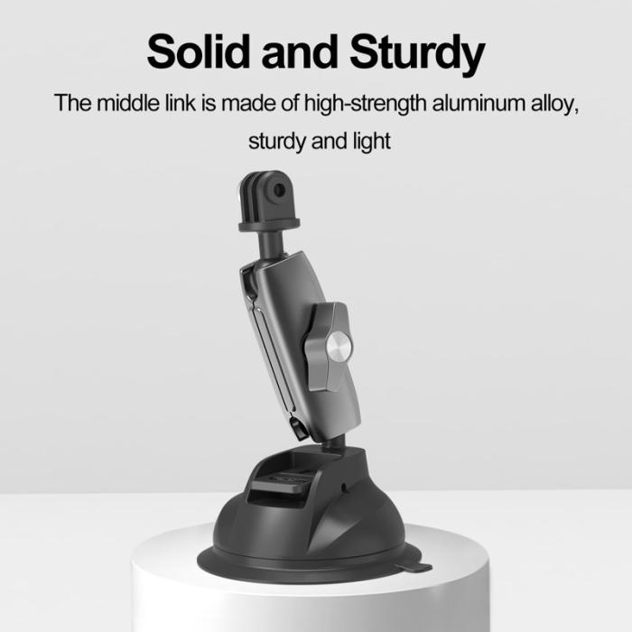 TELESIN - TELESIN TE-SUC-010 Biltelefonhållare Sugkopp 360° Justerbar