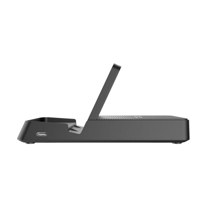 OEM - Trådlös 3-i-1 Snabbladdare Ställ för Mobiltelefon, Apple Watch, AirPods