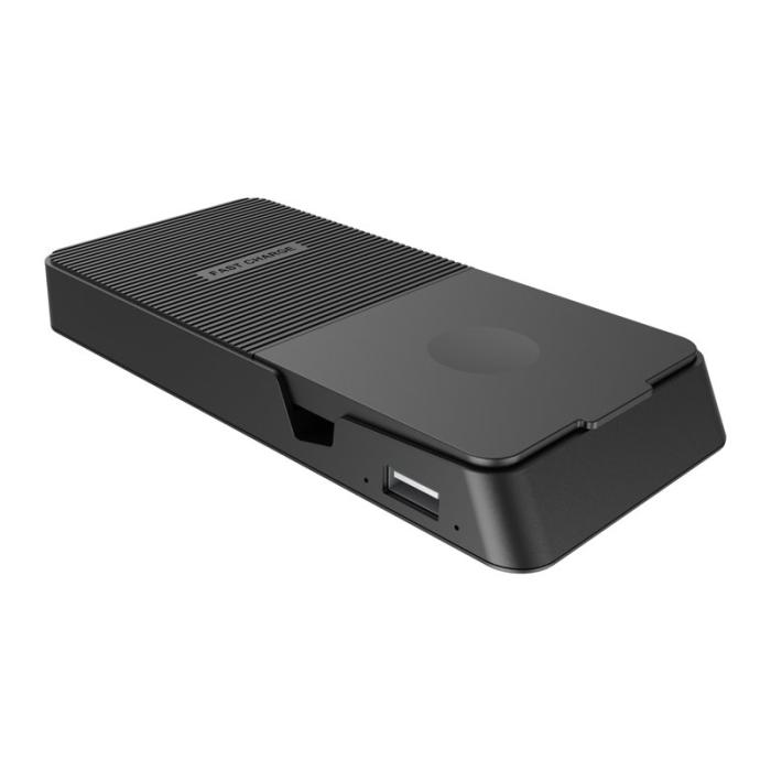 OEM - Trådlös 3-i-1 Snabbladdare Ställ för Mobiltelefon, Apple Watch, AirPods