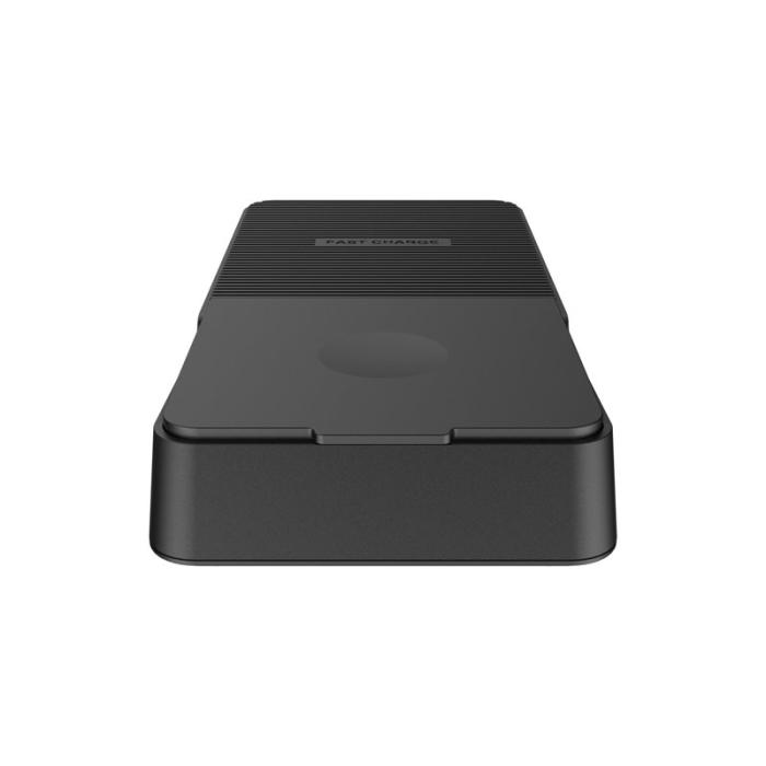 OEM - Trådlös 3-i-1 Snabbladdare Ställ för Mobiltelefon, Apple Watch, AirPods