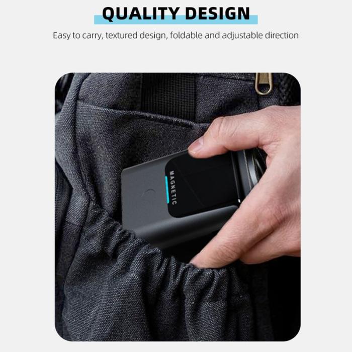 OEM - Trådlös laddare 3-i-1 Magnetisk Fällbar Laddstation med Rotationsbas