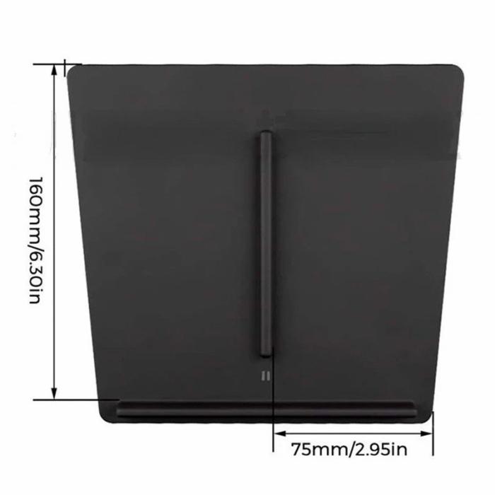 OEM - Trådlös laddare Dual Position för Tesla 17-20 Model 3, svart