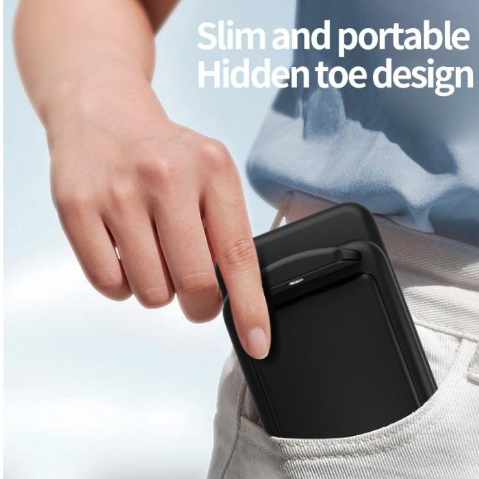 OEM - V15 3-i-1 Fällbar Trådlös Laddare för Mobil / Hörlurar / Klocka 15W - Vit