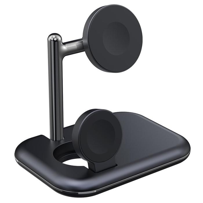 OEM - V19A 2-i-1 Magnetisk Trådlös Laddare för Apple Watch Ultra / Series 8-2