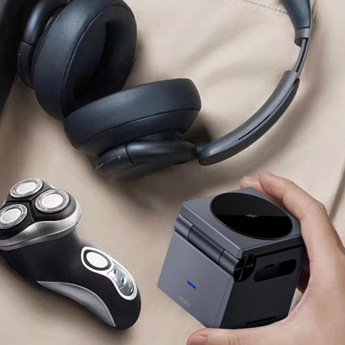 OEM - WIWU Wi-W030 3-i-1 trådlös laddningsställ för iPhone, Apple Watch, AirPods