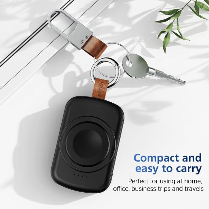 OEM - X27 Magnetisk trådlös laddare för Apple Watch, svart, ABS+PC